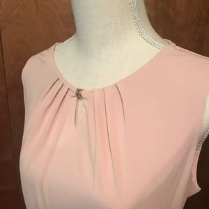 Ivanka Trump soft pink blouse